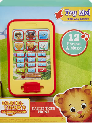Daniel Tigers Neighborhood Cell Phone Toy by Daniel Tigers Neighborhood 