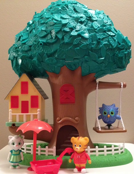 RARE 3-in-1 Daniel Tiger Transformation Treehouse Complete Set W Extra Figures 